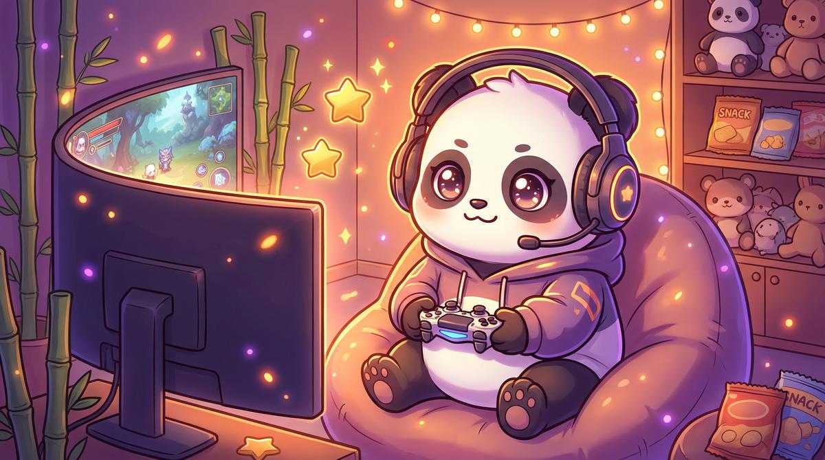 抖音风熊猫游戏视频