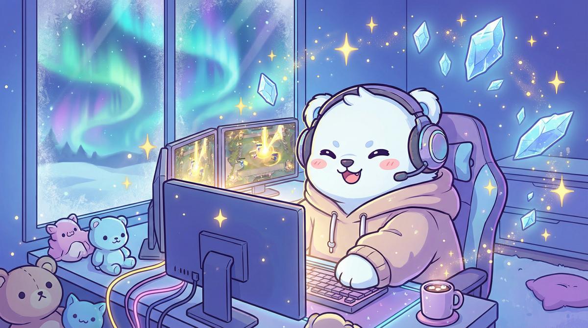 抖音风北极熊视频